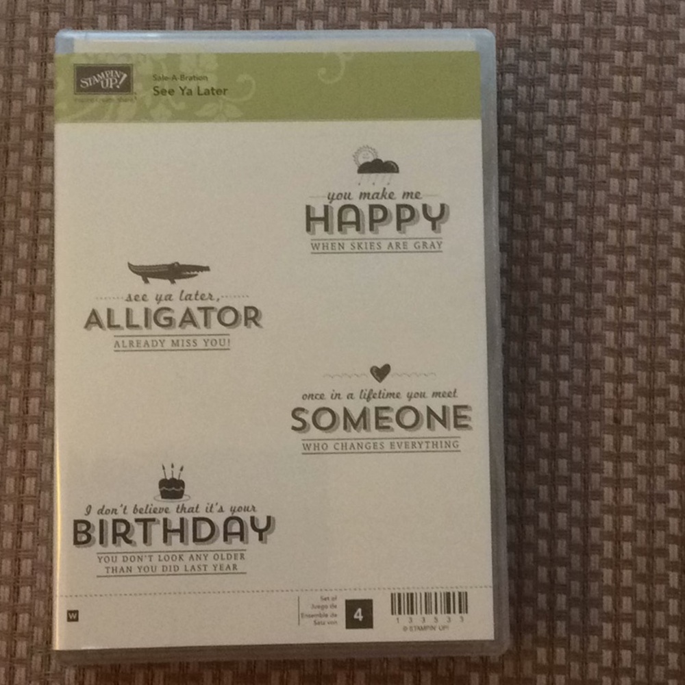 StampinUp See Ya Later Stamp Set
